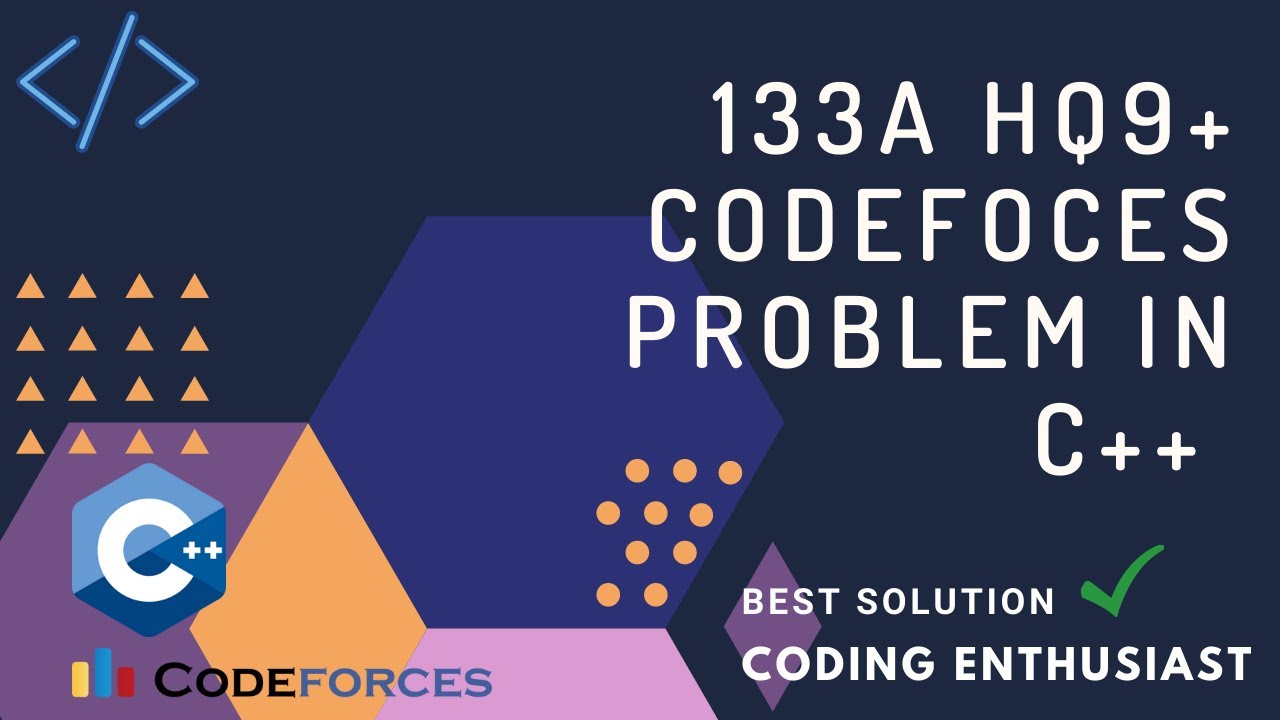 133A HQ9+ codefoces problem in c++ | HQ9+ codeforces |codeforces for beginners | codeforces solution