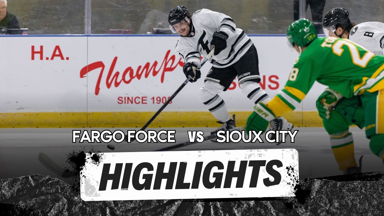 Fargo Force vs Sioux City | Big Win at Home! | Hockey Highlights (10-16-25)