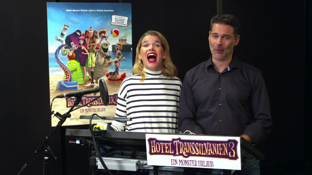 HOTEL TRANSSILVANIEN 3 - Anke Engelke & Rick Kavanian im Synchronstudio | Ab 16.7.2018 im Kino