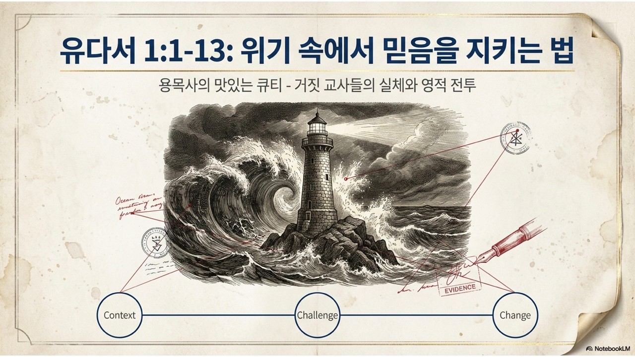 용목사의 맛있는 큐티 유다서 1절_13절 