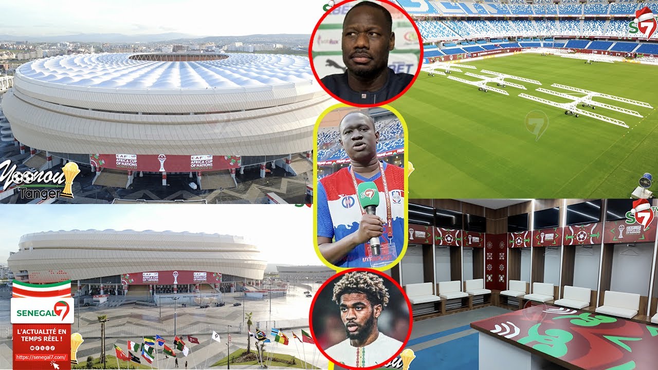 CAN MAROC 2025 : Visite guidée au Stade Ibn-Batouta de Tanger où les Lions vont jouer
