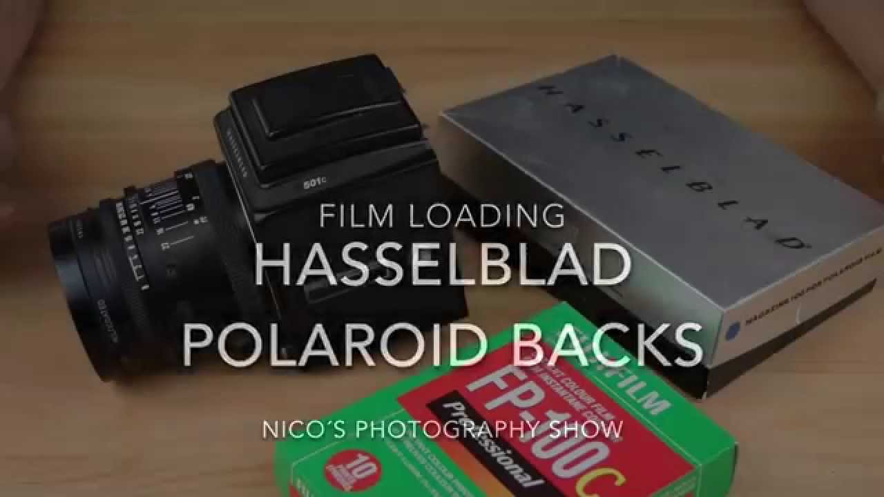 Hasselblad Polaroid Back || Загрузка плёнки