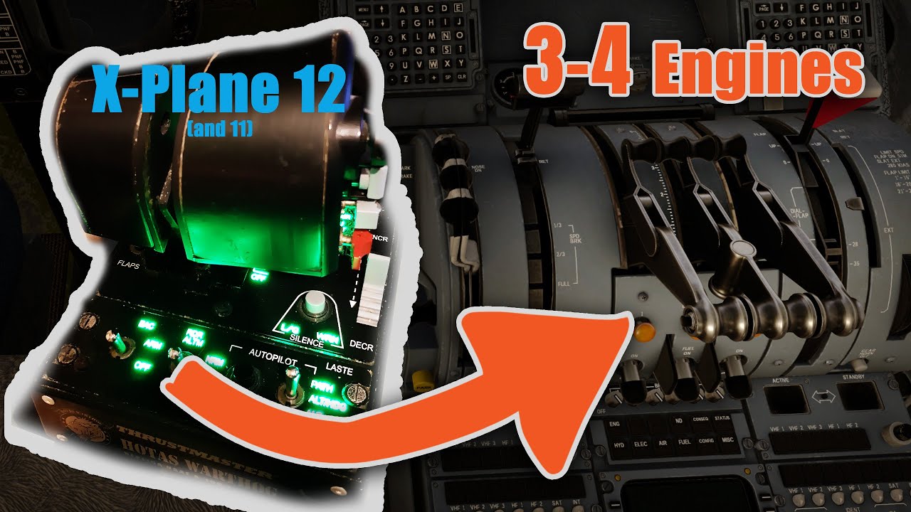X-Plane 12 Multi-Throttle Pluggin - How to control more engines!!