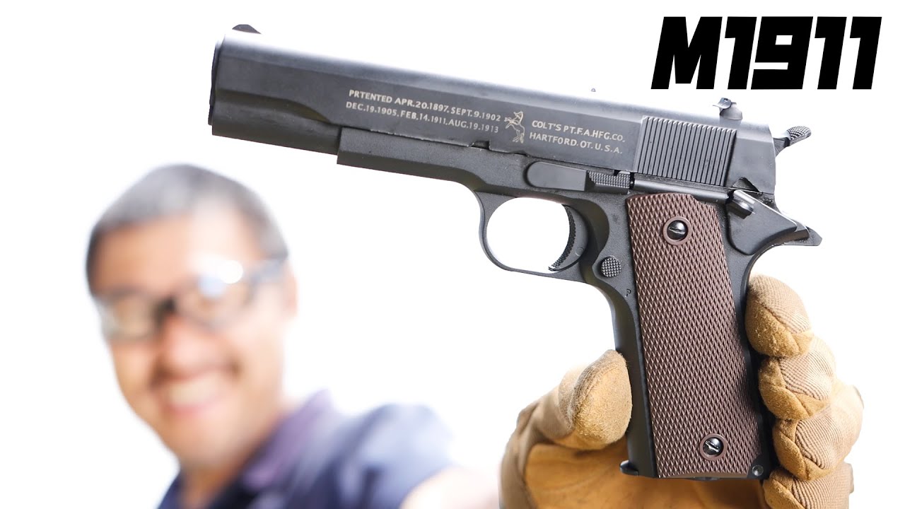 ダブルベル コルトガバメント M1911A1 ガスガン(134a) マルイ互換の安価なガスブローバックガスガン レビュー