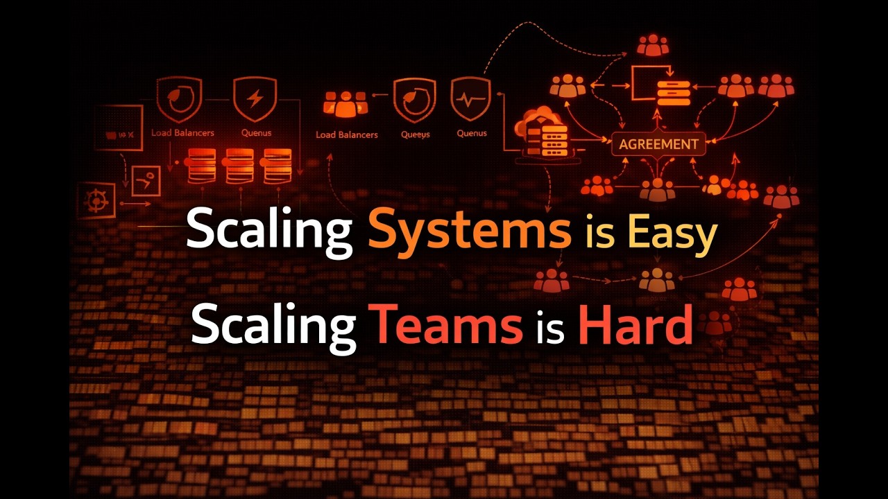 Scaling Systems is Easy - Scaling Teams is Hard | Systems Thinking for Architects