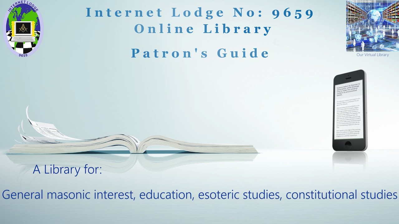 Internet Lodge Online Library - Patrons' Guide