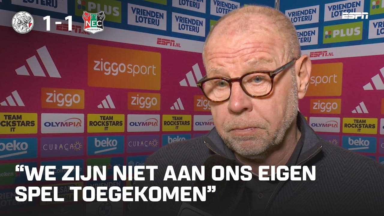 Fred Grim zag zijn AJAX moeite hebben met N.E.C. 😯 | Interview