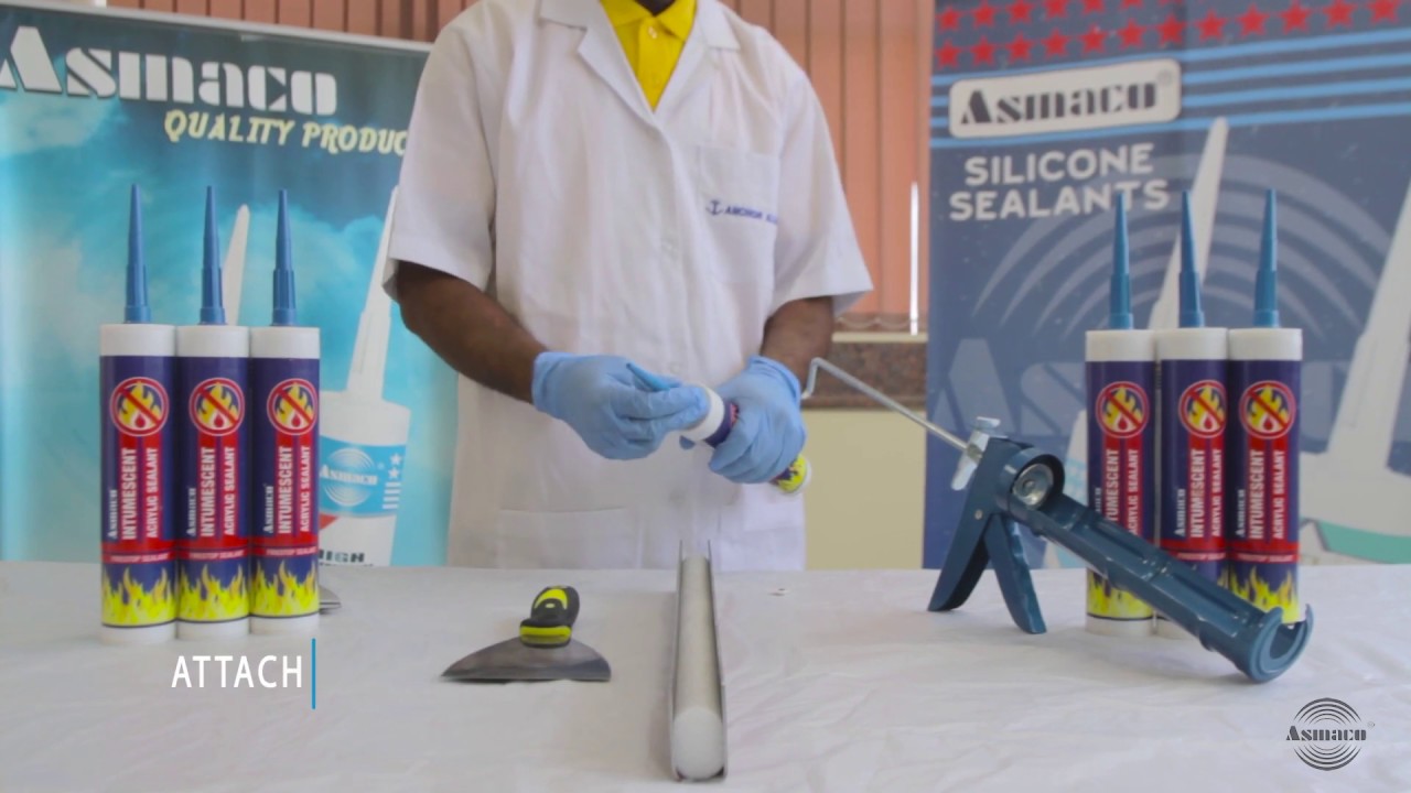 ASMACO Firestop Intumescent Acrylic Sealant - Civil Defence Approved