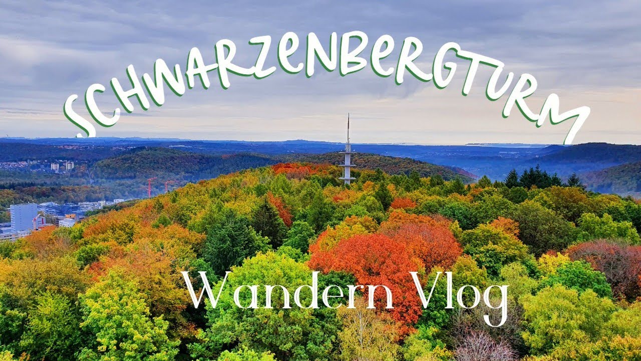 Schwarzenbergturm wandern Vlog 🇩🇪 l Hiking in Saarbrücken 🍁🍂🍂