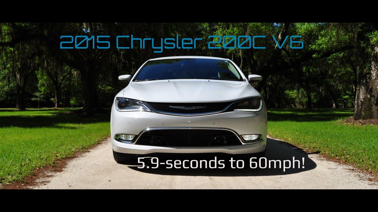 2015 Chrysler 200C V6 - 0-60mph 5.9s - HD Drive Review
