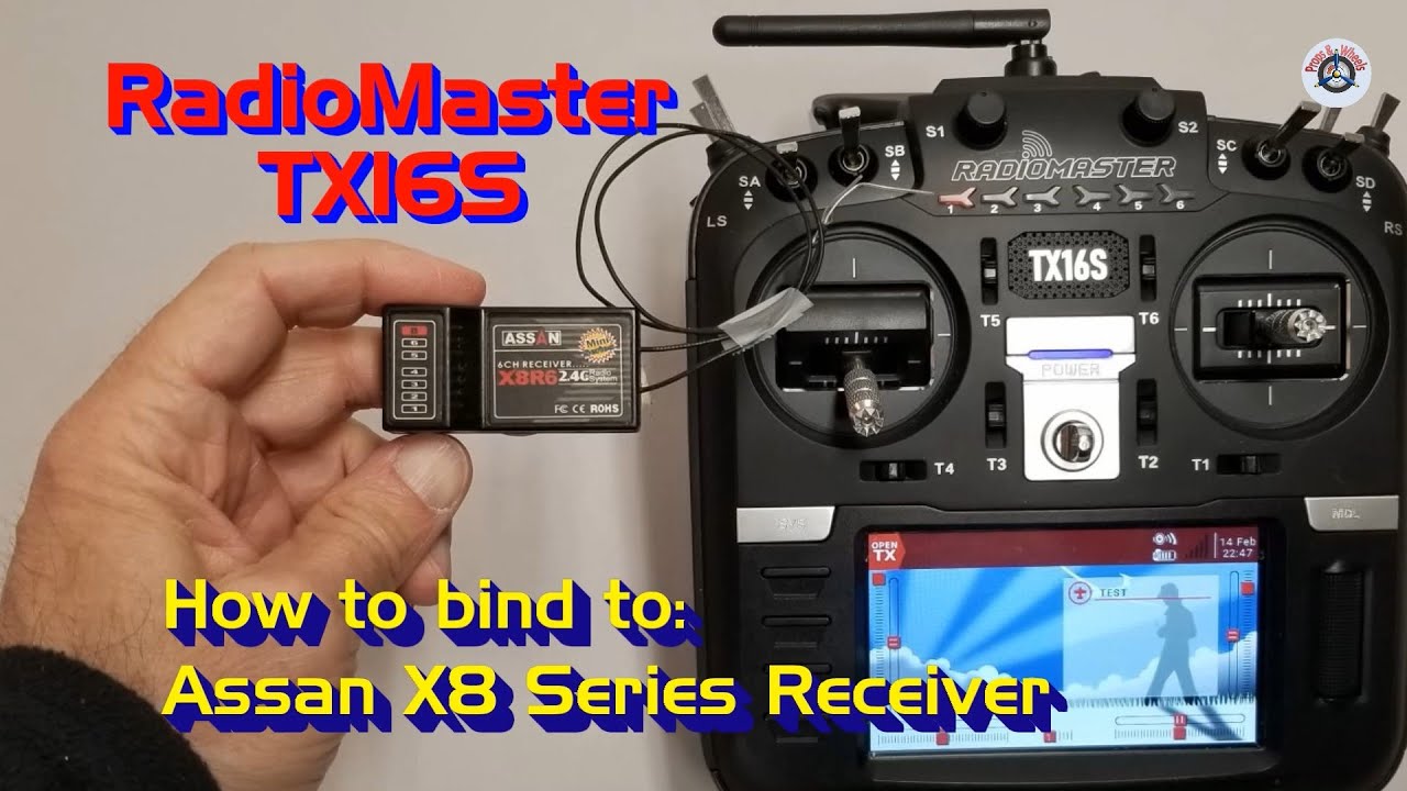 RadioMaster TX16S with HALL Sensor Gimbals - Binding to Assan X8 Series Receiver