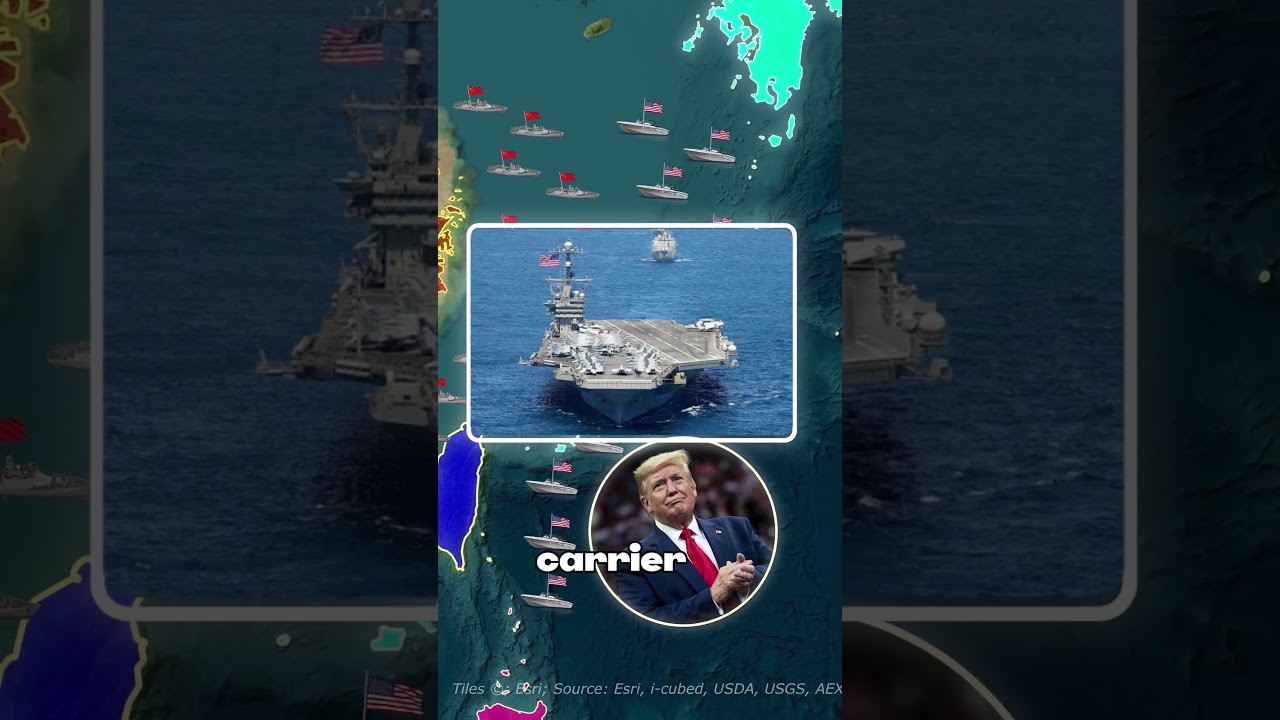 China Sent 110 Warships&mdash;But Walked Into a Trap? ⚠️ #China #Taiwan #USNavy