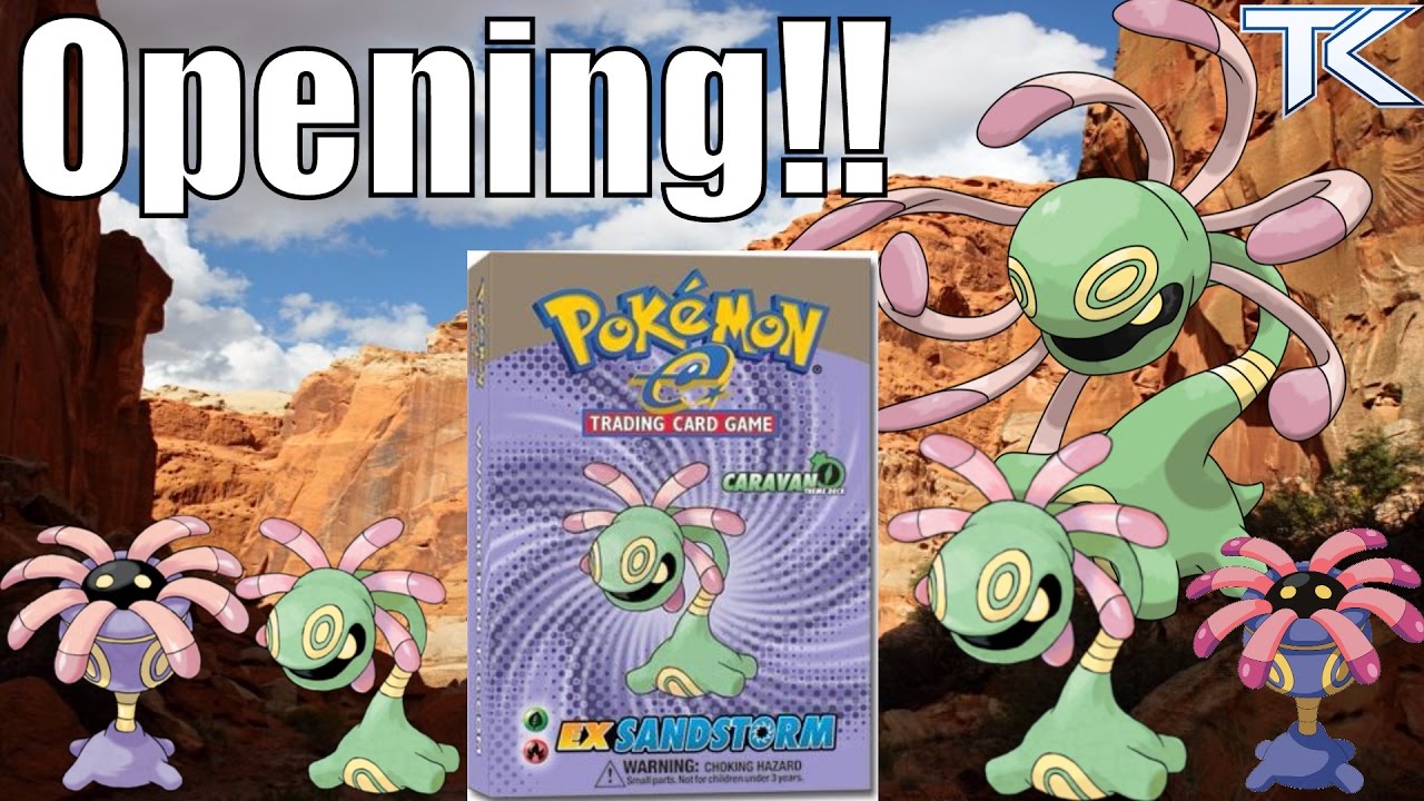 Pokemon TCG EX Sandstorm Caravan Theme Deck Opening