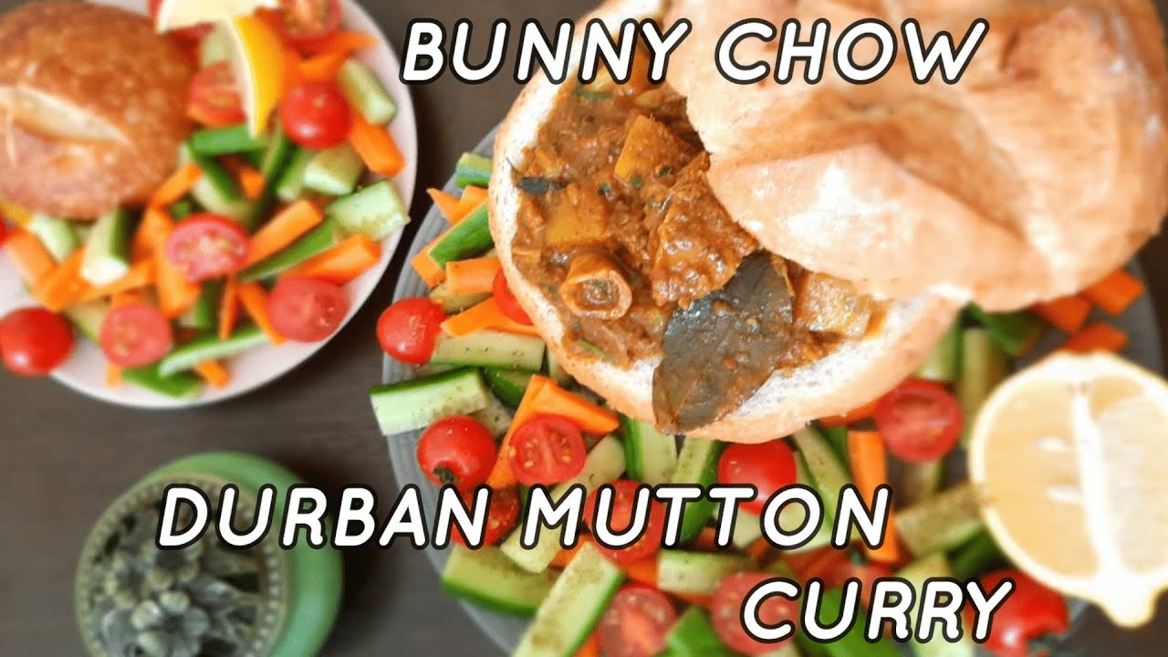 Bunny Chow Recipe | Durban Mutton Curry | South African Street Food | Curry Recipe| Lamb Bunny Chow