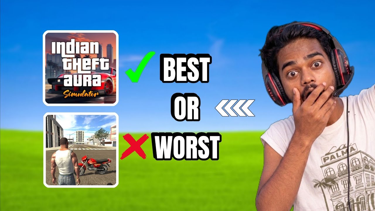 😱 Indian Bike Driving 3D vs Indian Theft Aura Simulator 💥 कौन सा Game है Best? Full Comparison!