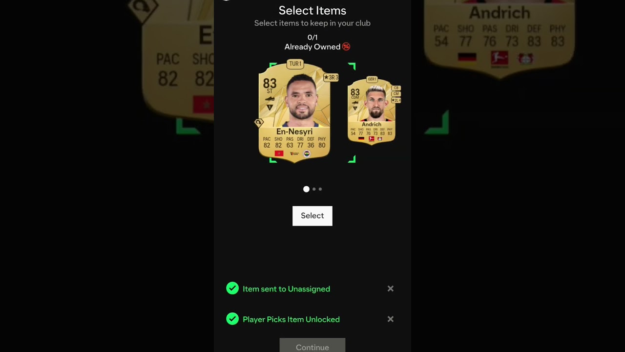 Opening 50 83+ player picks 