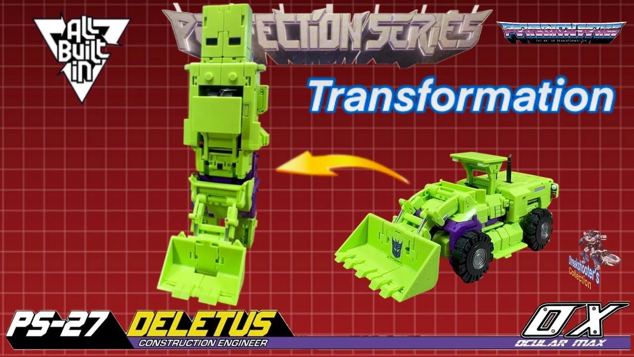Mastermind Creations Ocular Max PS-27 Deletus /Scrapper Transformation - Alt Mode to Combined Mode