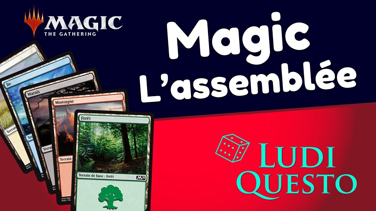 Initiation au jeu de cartes Magic : L'assemblée. Explication des règles de base du jeu