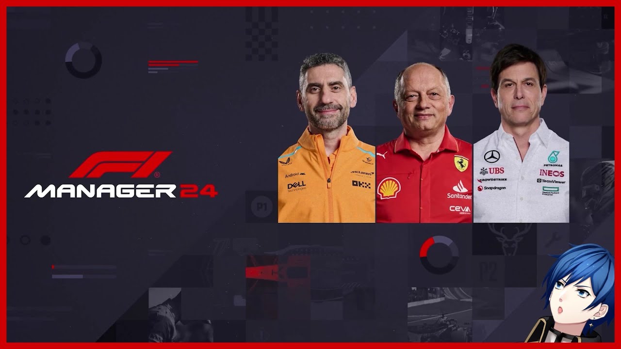 【F1®マネージャー2024】2024 Rd2 ピットしたらタイヤの亡霊が現れた