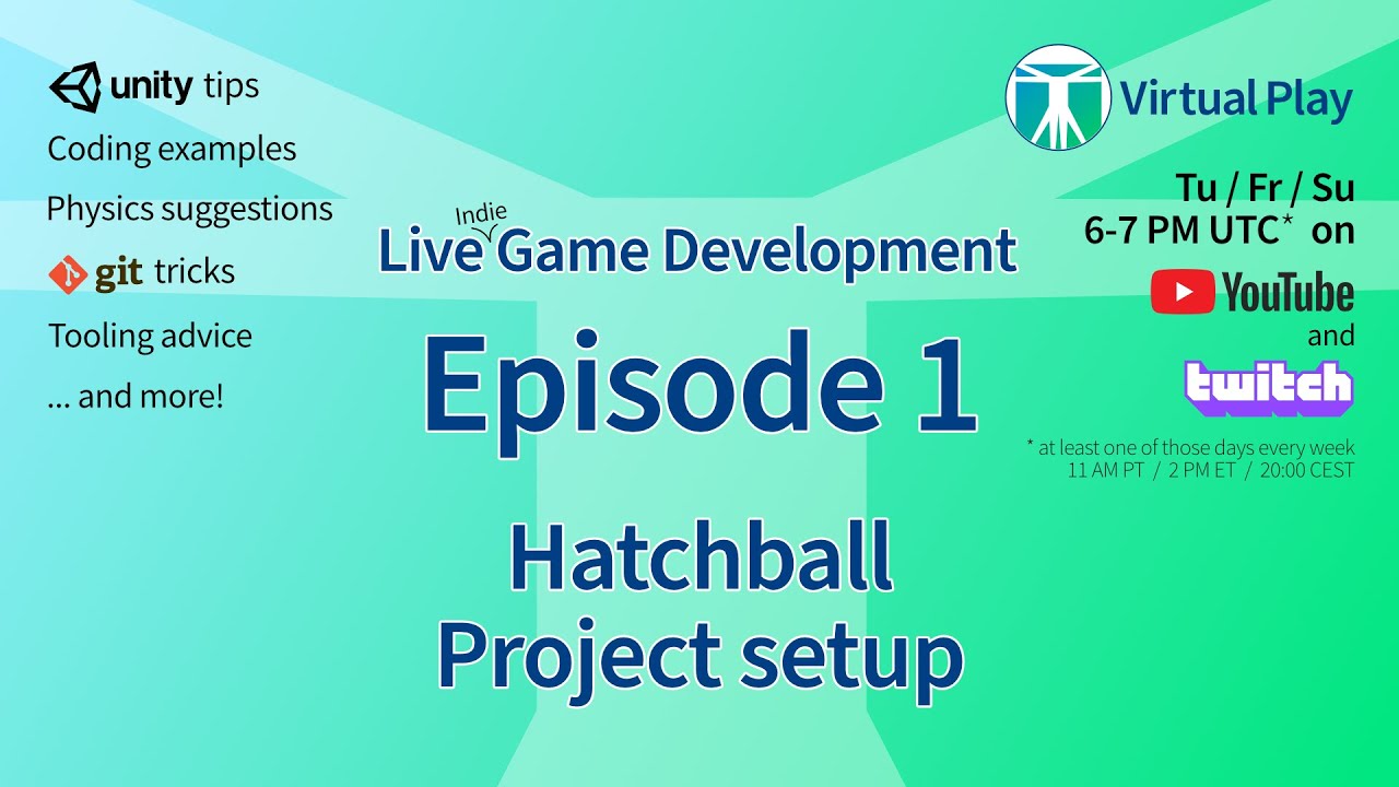 Live Indie Game Development in Unity - Hatchball, episode 1