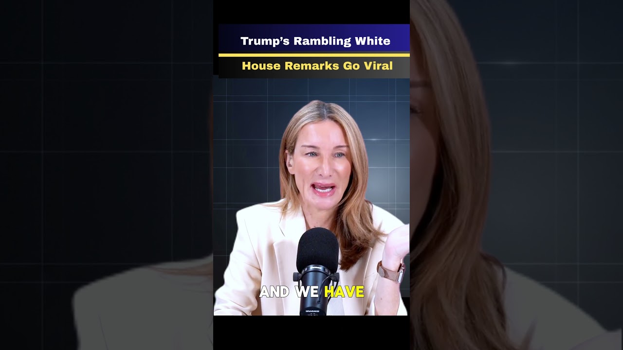 Trump&rsquo;s Rambling White House Remarks Go Viral #donaldtrump #breakingnews #uspolitics #trendingnews
