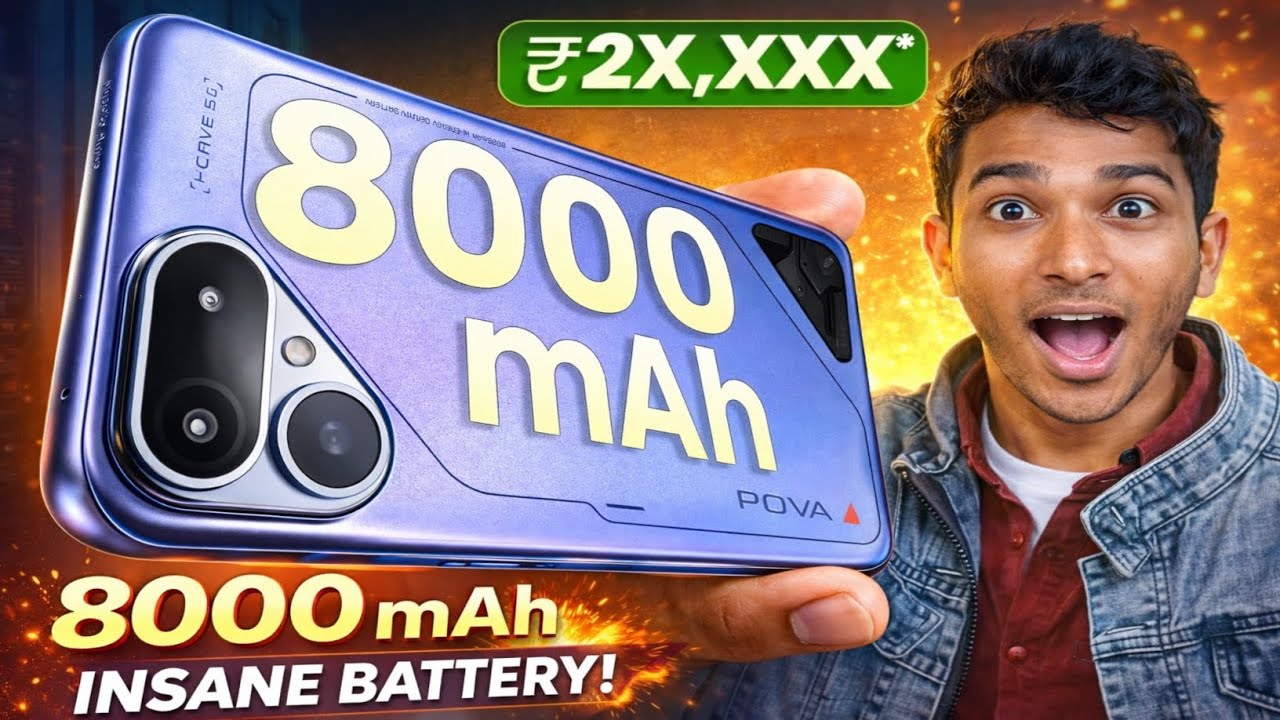 Tecno POVA Curve 2 5G Unboxing & First Look ⚡ 8000mAh, 144Hz & More ARP CART X 