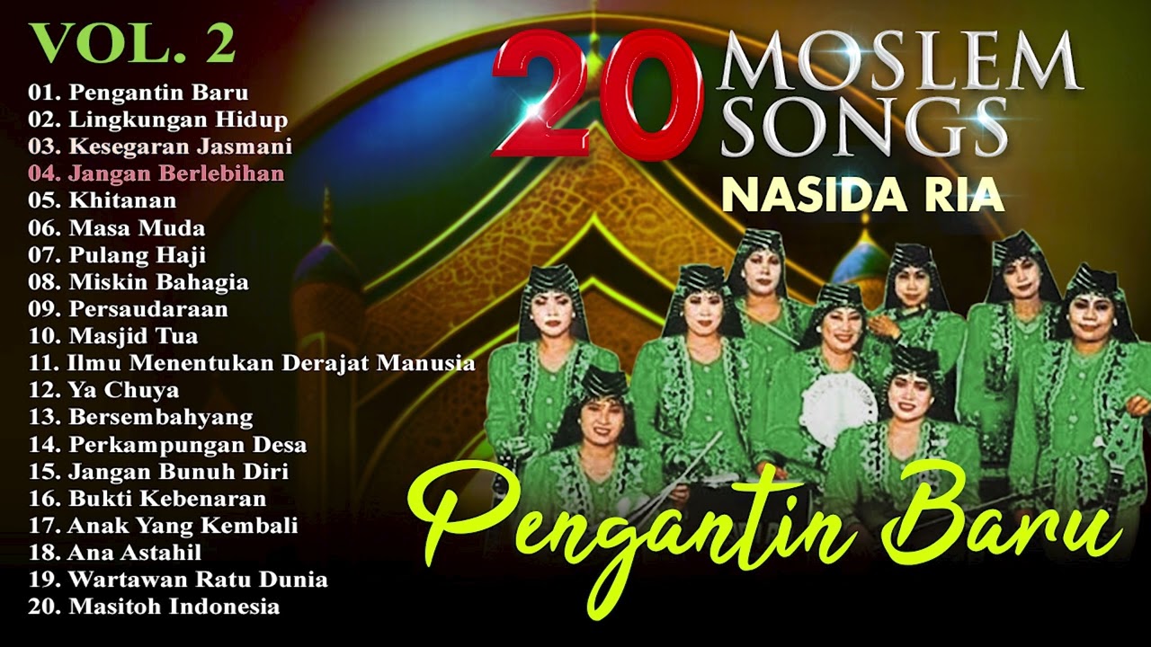 20 Moslem Songs Nasida Ria Vol. 2 (Spesial Religi)