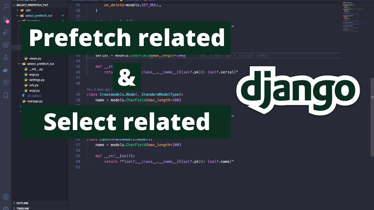 Django Prefetch Related & Select Related Tutorial