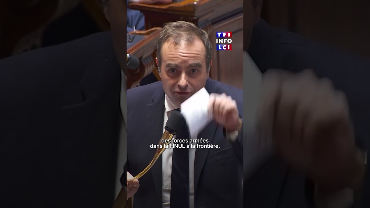 🗣️ S&eacute;bastien Lecornu &eacute;trille Mathilde Panot au sujet de Gaza