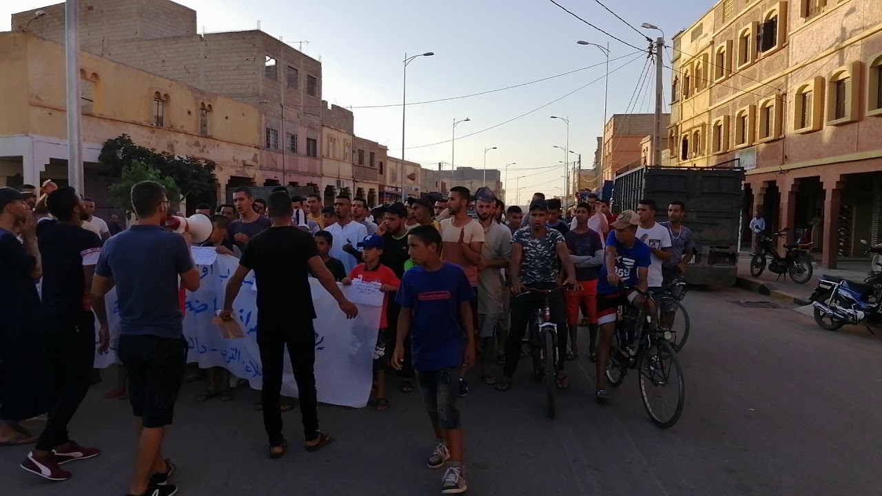 مسيرة شباب اولاد سعيد الواد الاحتجاجية للدفاع عن المطالب المشروعة 02/07/2019