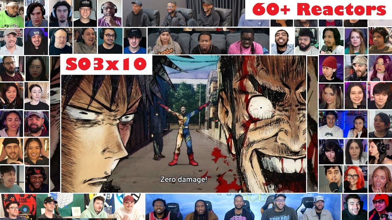[60+ Reactors] MEGUMI VS REGGIE Jujutsu Kaisen Season 3 Episode 10 MEGA Reaction Mashup -呪術廻戦 3期 10話