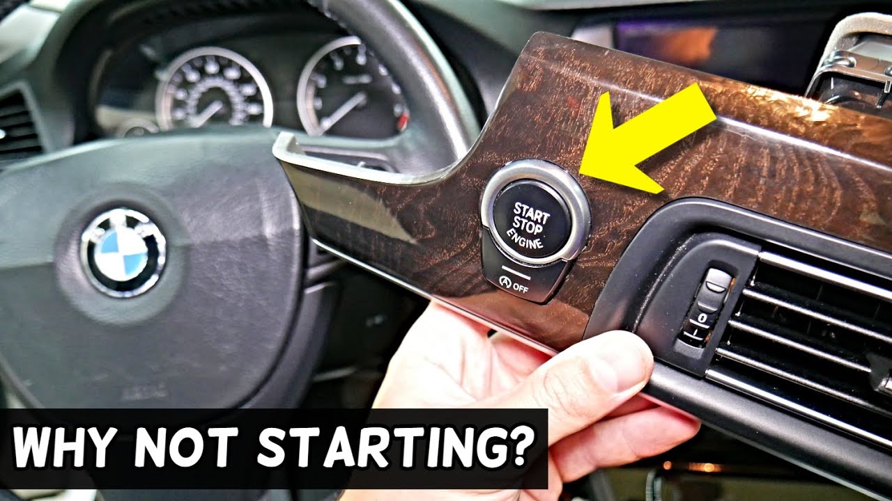 WHY PUSH START IGNITION SWITCH BUTTON DOES NOT WORK BMW X1 X2 X3 X4 X5 X6 F10 F30 F11 F31 F32 F25 F2