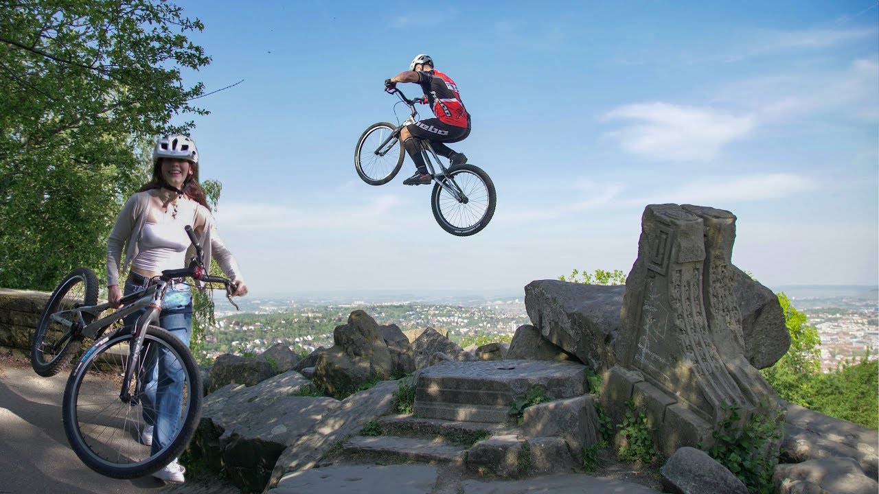 BIKE TRIAL TRAINING I Above The City I Oliver Widmann