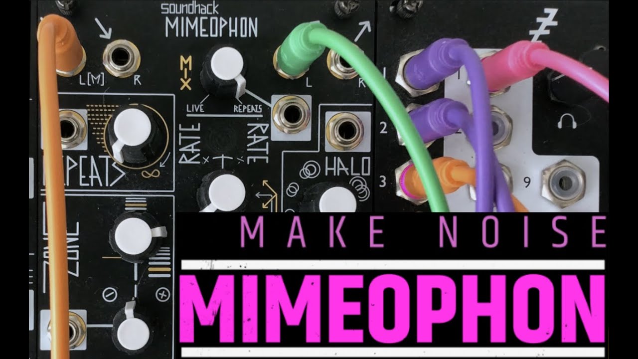 Make Noise Mimeophon (Eurorack Stereo Audio Repeater)