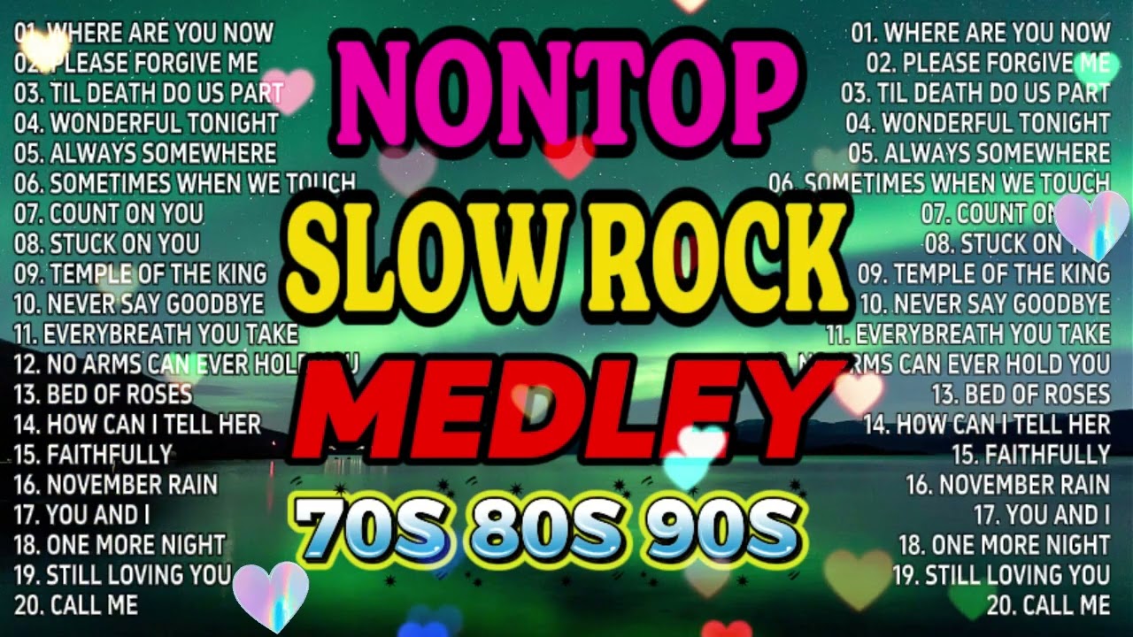 Slow Rock Love Songs 70s 80s 90s 🌹 Best Romantic Rock Ballads | Full Playlist Mix