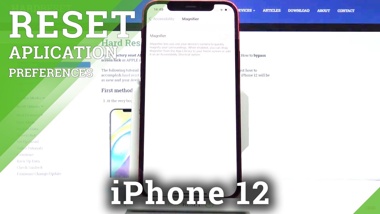 How to Activate Magnifier in Apple iPhone 12 - iOS Approximate Content