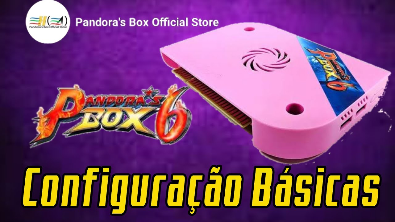 PANDORA S BOX  Configurações Básicas  PBX6 Arcade