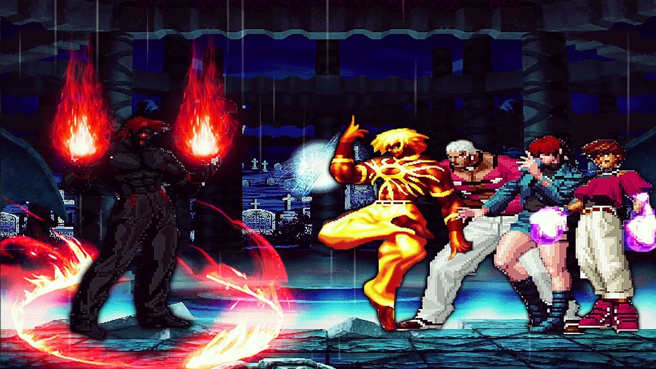 Valmar Rugal Vs Awakened Orochi Team | Mugen Fighters | KOF Mugen