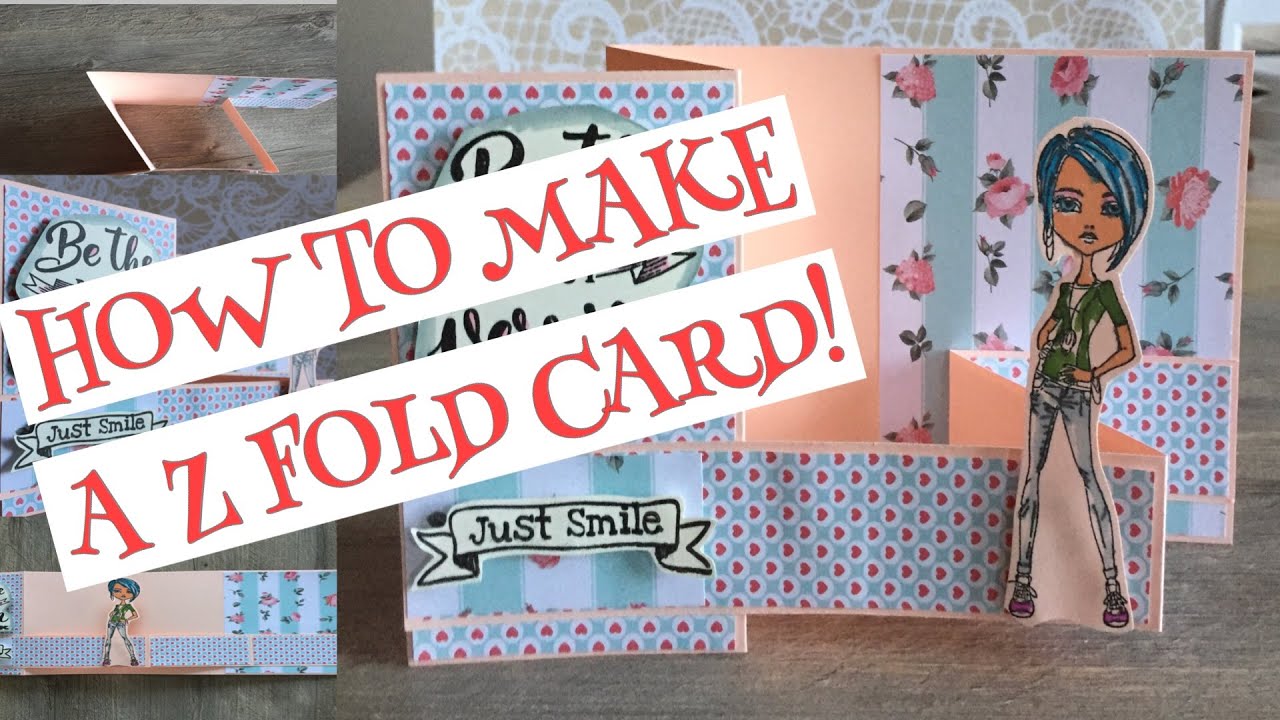 HOW TO MAKE A Z  FOLD CARD!