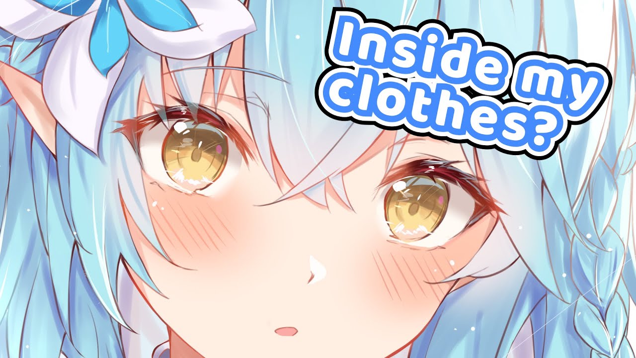 Lamy Tries To Put ASMR Mic Inside Her Clothes (USE HEADPHONES)【Hololive | Yukihana Lamy】