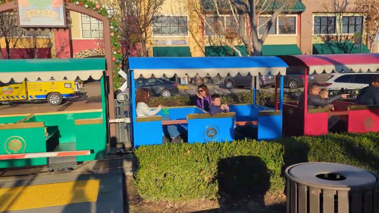 Nut Tree Plaza train and crossings