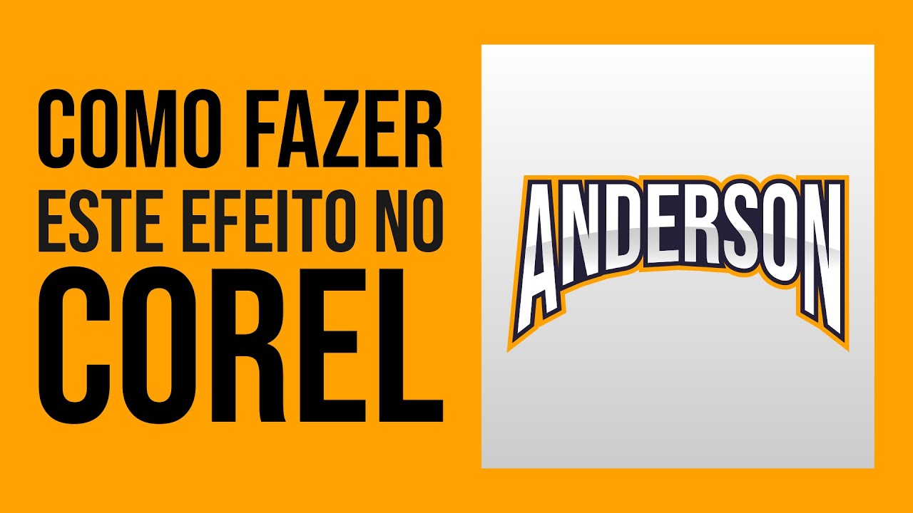 COMO FAZER TEXTO EM CURVA ESTILO LOGOTIPO ESPORTIVO NO COREL DRAW