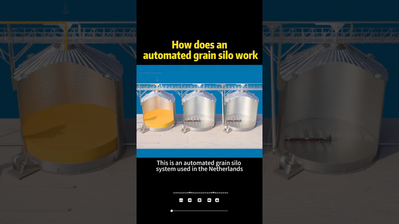 How does an automated grain silo work #knowledge