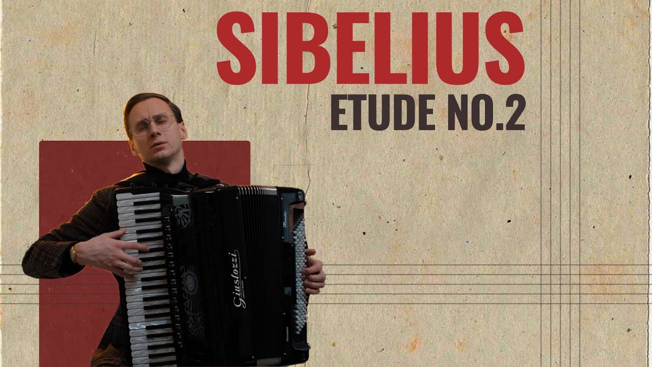 Jean Sibelius - Etude Op.76 No.2 Accordion version