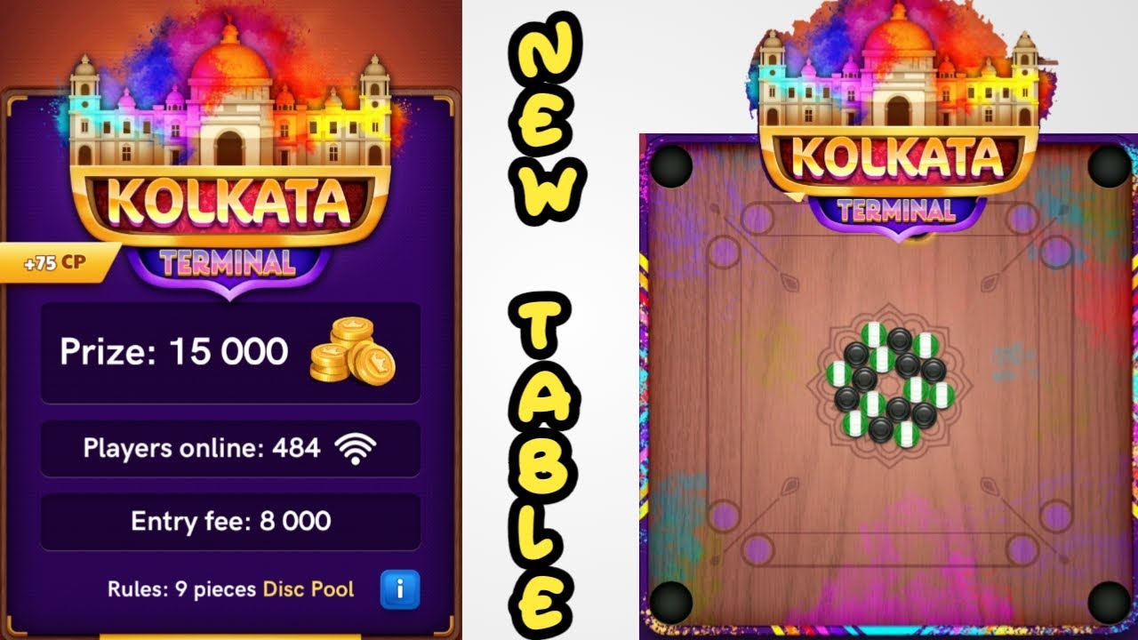 Carrom Pool |New update/ new table add Kolkata Terminal / New update V 4.0.0 launch/ Gaming Nazim,