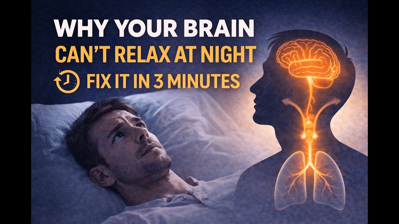 Why Your Brain Can’t Relax at Night | Fix Sleep in 3 Minutes with this Reset