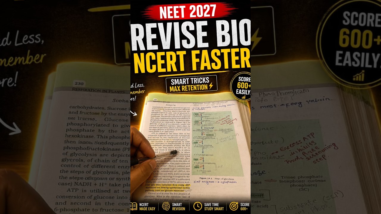 Revise Bio NCERT fast using this trick  #neet2027 #neet #shorts