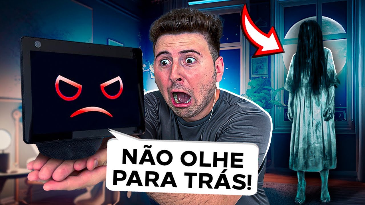 FIQUEI SOZINHO COM A ALEXA E ALGO BIZARRO ACONTECEU!