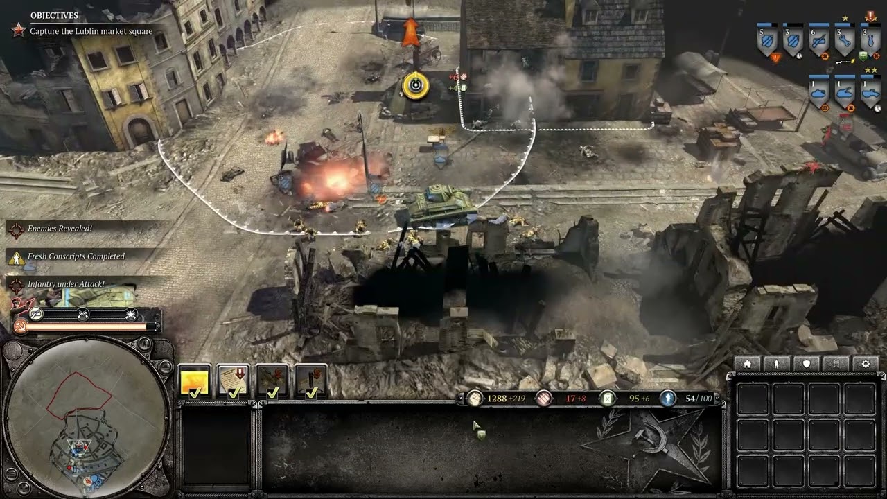 company of heroes 2 Gameplay   Part 10 Campaign Mission 10 - Lublin