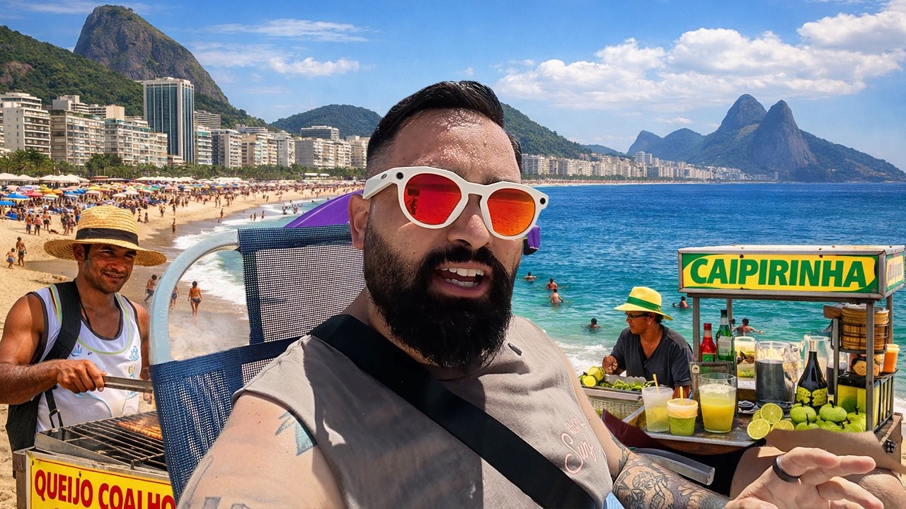 Посещение САМОГО ИЗВЕСТНОГО ПЛЯЖА В МИРЕ! 🇧🇷 (КОПАКАБАНА)